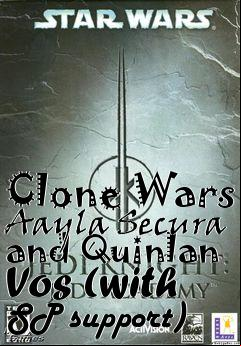 Box art for Clone Wars Aayla Secura and Quinlan Vos (with SP )