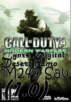 Box art for Lynxs Digital Desert Camo M249 Saw (1.0)