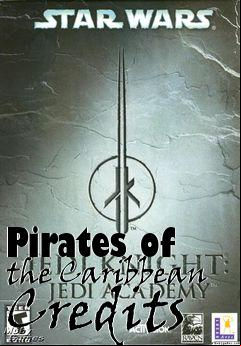 Box art for Pirates of the Caribbean Credits