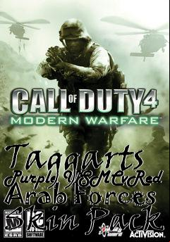 Box art for Taggarts Purple USMCvRed Arab Forces Skin Pack