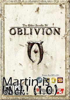 Box art for Martin is back! (1.0)