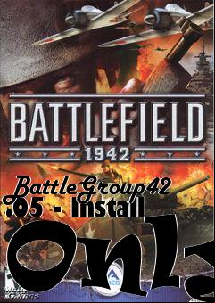 Box art for BattleGroup42 .05 - Install Only
