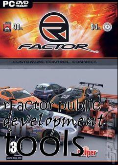 Box art for rFactor public development tools