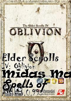 Box art for Elder Scrolls IV: Oblivion Midas Magic Spells of Aurum v.0.995