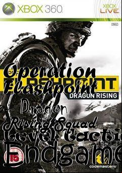 Box art for Operation Flashpoint - Dragon Rising Squad Level Tactics Endgame