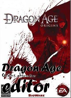 Box art for Dragon Age Origins character editor