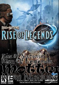 Box art for Rise Of Nations: Rise Of Legends Motter