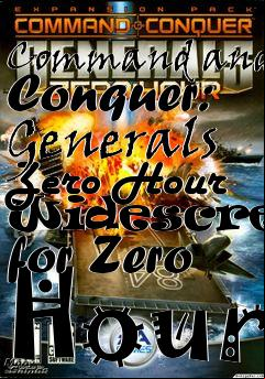 Box art for Command and Conquer: Generals Zero Hour Widescreen for Zero Hour