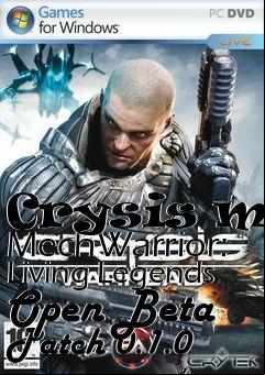 Box art for Crysis mod MechWarrior: Living Legends Open Beta Patch 0.1.0