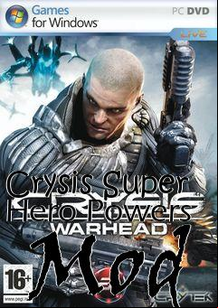 Box art for Crysis Super Hero Powers  Mod