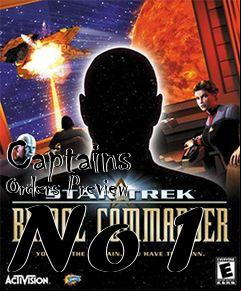 Box art for Captains Orders Preview No 1