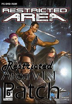 Box art for Restricted Area v1.1 Patch