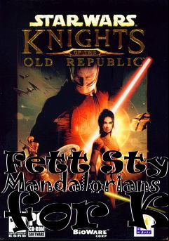 Box art for Fett Style Mandalorians for K1