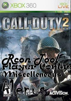 Box art for Rcon Tool Player Controls Miscelleneous Menus