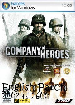 Box art for English Patch 2502 to 2600