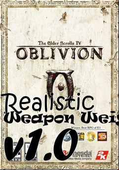 Box art for Realistic Weapon Weights v1.0