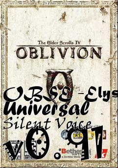 Box art for OBSE -Elys- Universal Silent Voice v0.91