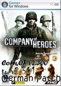 Box art for CoH: OF v2.300 to v2.301 German Patch