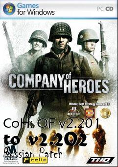 Box art for CoH: OF v2.201 to v2.202 Russian Patch