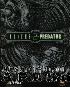 Box art for Weyland Yutani A.P.E Suit