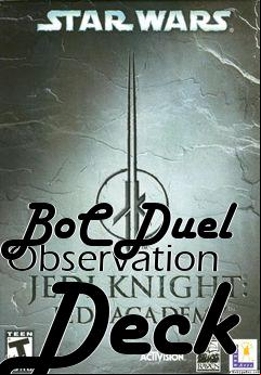 Box art for BoC Duel Observation Deck