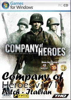 Box art for Company of Heroes v1.71 Patch - Italian