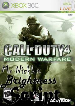 Box art for Mr Nickles Brightness Script