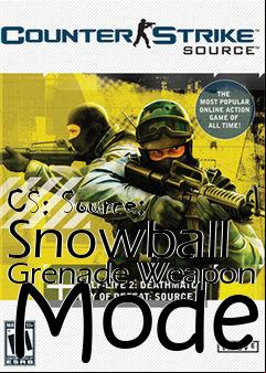 Box art for CS: Source: Snowball Grenade Weapon Model