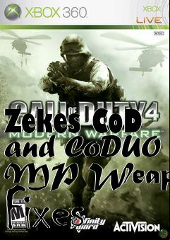 Box art for Zekes CoD and CoDUO MP Weapon Fixes