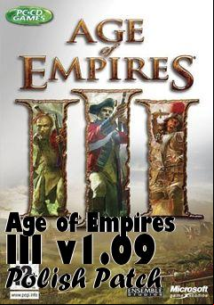 Box art for Age of Empires III v1.09 Polish Patch