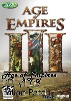 Box art for Age of Empires III v1.09 Italian Patch