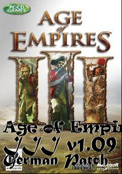 Box art for Age of Empires III v1.09 German Patch