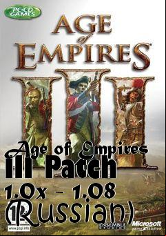 Box art for Age of Empires III Patch 1.0x - 1.08 (Russian)