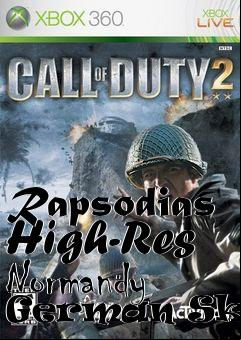Box art for Rapsodias High-Res Normandy German Skins