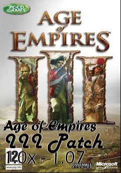 Box art for Age of Empires III Patch 1.0x - 1.07