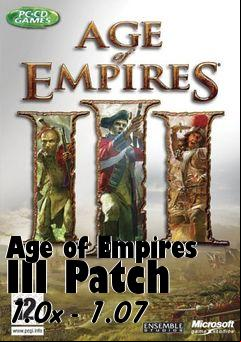 Box art for Age of Empires III Patch 1.0x - 1.07