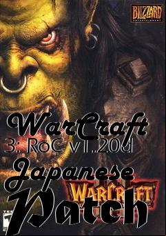 Box art for WarCraft 3: RoC v1.20d Japanese Patch