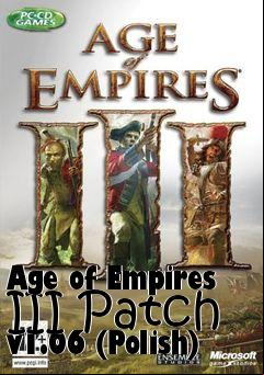 Box art for Age of Empires III Patch v1.06 (Polish)