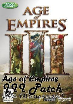 Box art for Age of Empires III Patch v1.06 (Hungarian)