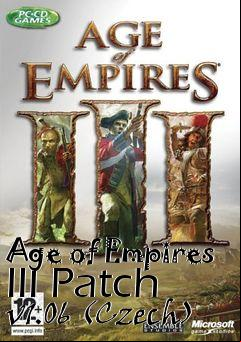 Box art for Age of Empires III Patch v1.06 (Czech)