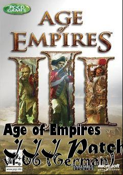 Box art for Age of Empires III Patch v1.06 (German)