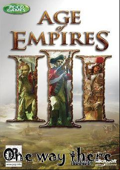 Box art for One way there