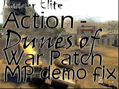 Box art for Panzer Elite Action - Dunes of War Patch MP demo fix