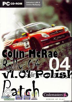 Box art for Colin McRae Rally 04 v1.01 Polish Patch