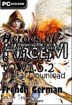 Box art for Heroes of Might & Magic 6 v1.5.1 to v1.5.2 Digital  Patch (English French German Italian Spanish)