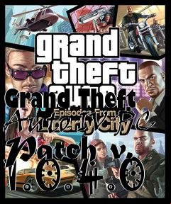 Box art for Grand Theft Auto IV PC Patch v. 1.0.4.0