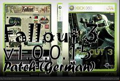 Box art for Fallout 3 v1.0.0.15 Patch (German)