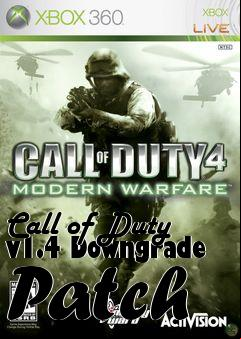 Box art for Call of Duty v1.4 Downgrade Patch