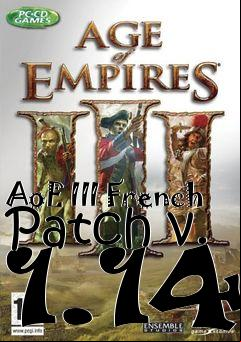 Box art for AoE III French Patch v. 1.14