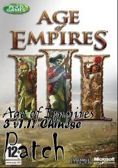 Box art for Age of Empires 3 v1.11 Chinese Patch
